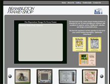 Tablet Screenshot of brambletonframe.com